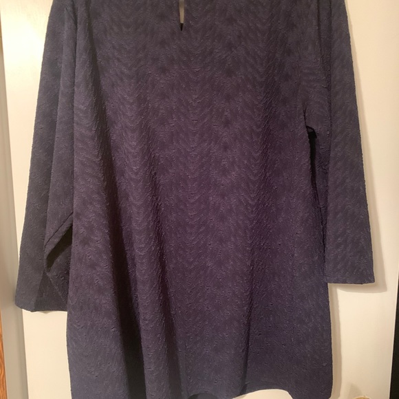 Navy Catos Fashion Blouse - Picture 3 of 3